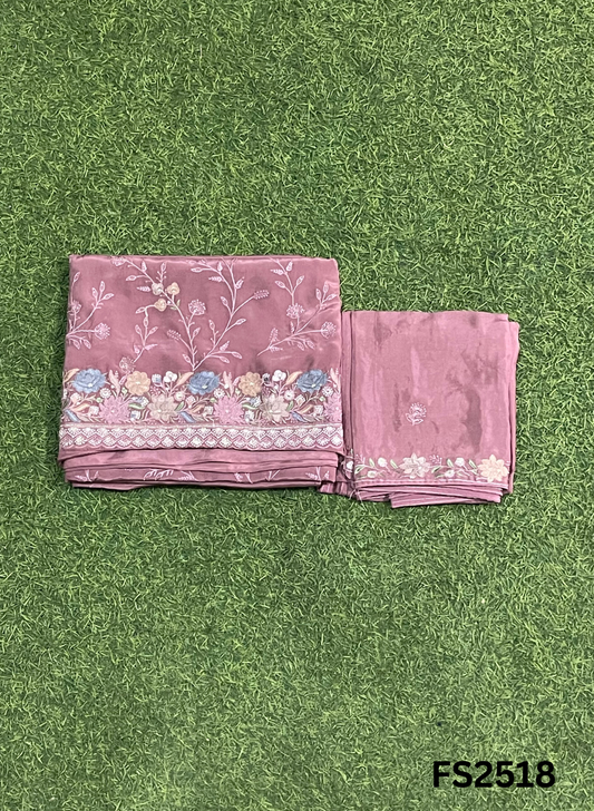 FS2518 | Onine | Crepe Suit | Wedding | Party Wear | Ring Ceremony | Festival Suit | Allover suit