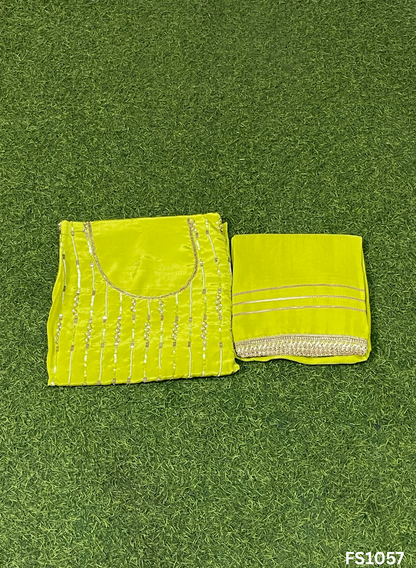 FS1057 | Crepe Suit | Wedding | Party Wear | Ring Ceremony | Festival Suit | Allover suit |