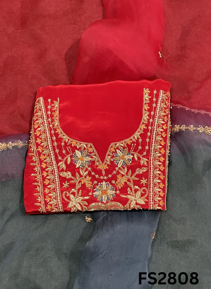FS2808 | Crepe Suit  | Party Wear | Wedding | Ring Ceremony | Festival |