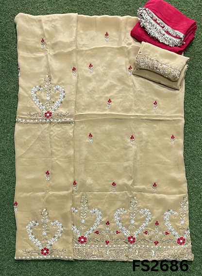 FS2686 | Crepe Suit |  Party Wear | Wedding | Ring Ceremony | Festival |