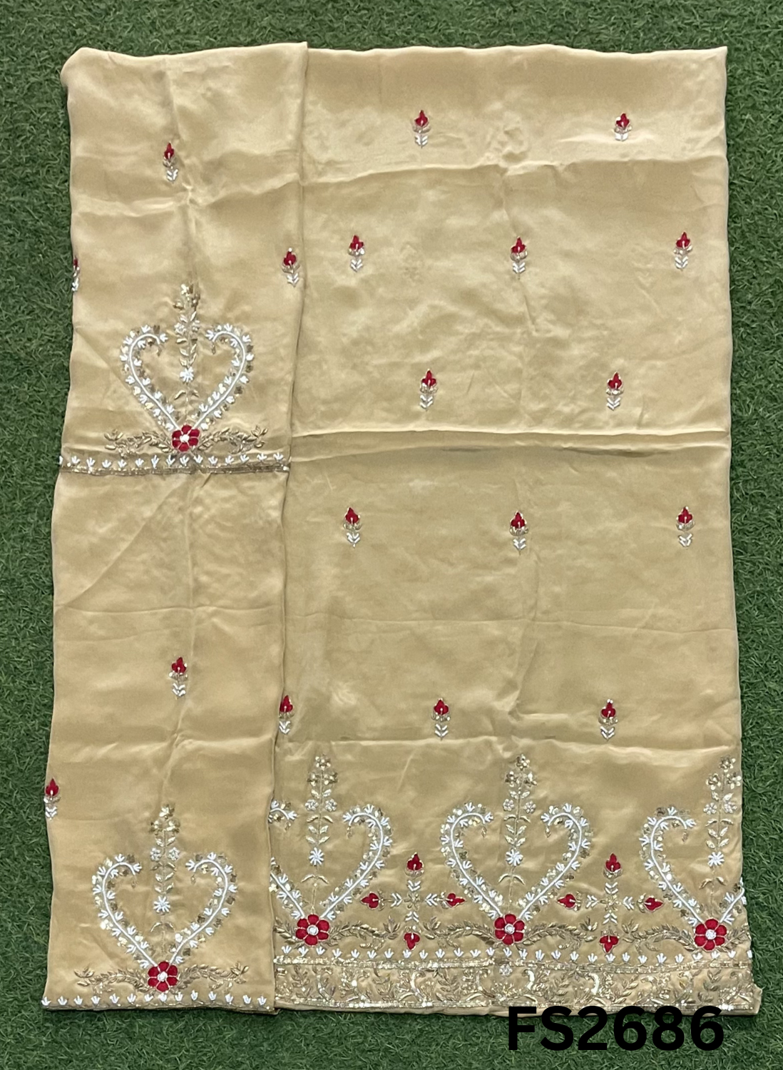 FS2686 | Crepe Suit |  Party Wear | Wedding | Ring Ceremony | Festival |