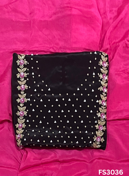 FS3036 | Crepe | Party Wear | Wedding | Jaggo | Festival | Bridal Suit |