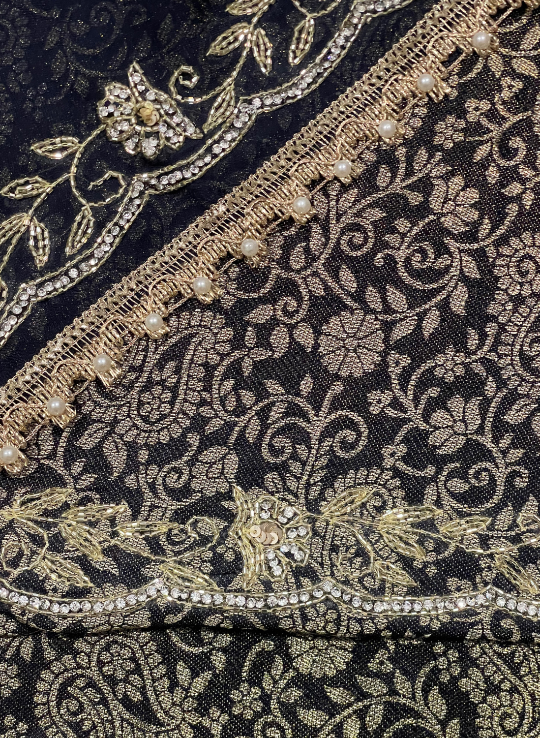 Dark Blue Banarsi Silk Suit | Party Wear | Wedding | Ring Ceremony | Festival | Bridal