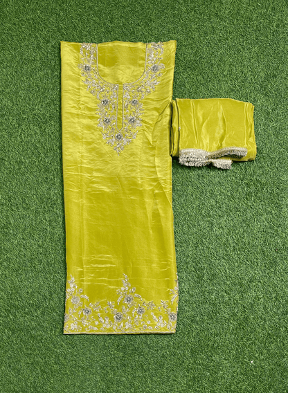 Dark Pista | Shimmer Suit | Party Wear | Wedding | Jaggo | Ring Ceremony | Festival| Fs705