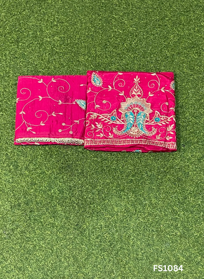 FS1084 | Firozi | Crepe Suit | Wedding | Party Wear | Ring Ceremony | Festival Suit | Allover suit |
