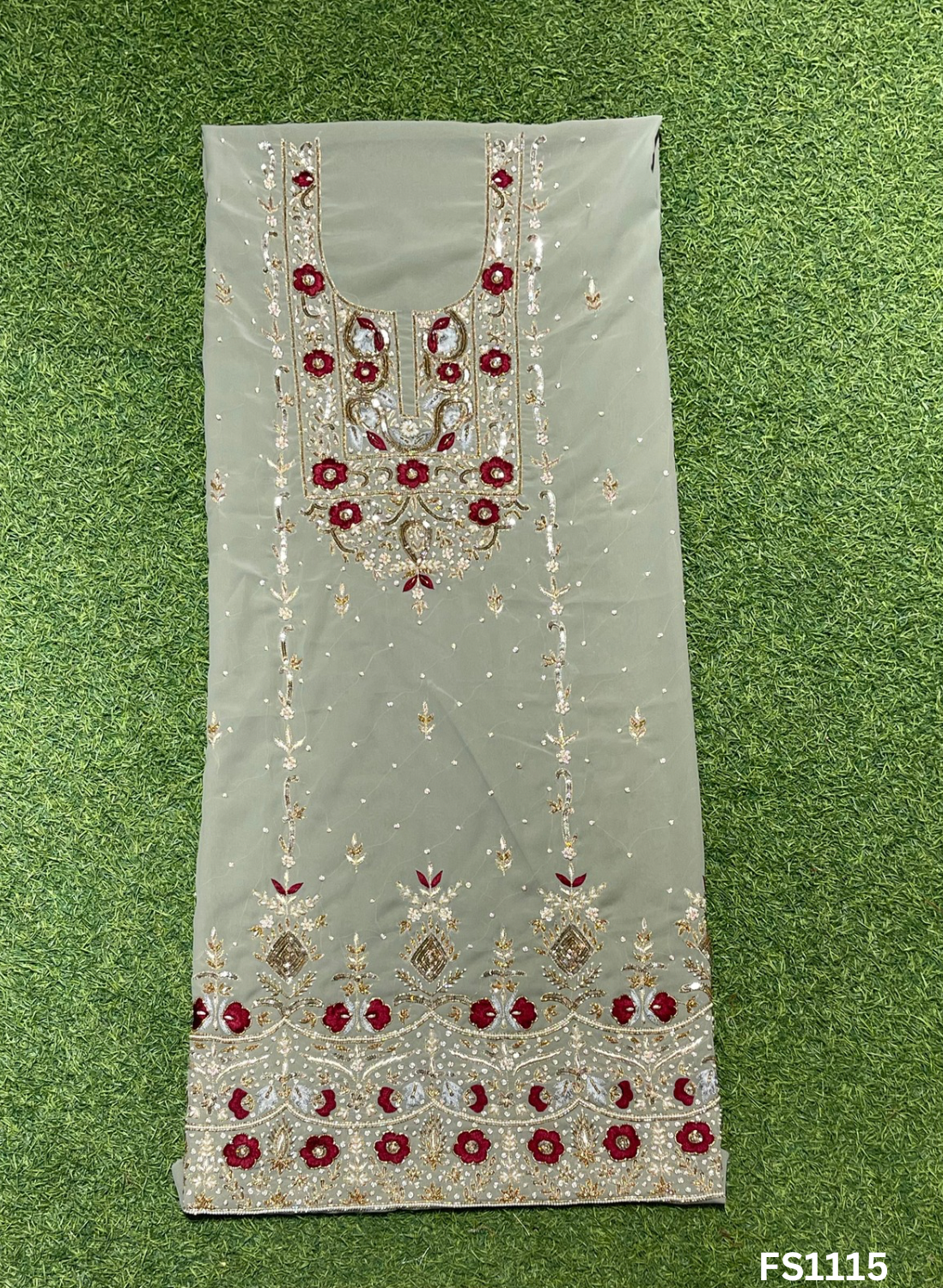 FS1115 | Pista | Georgette Suit | Party Wear | Wedding | Sharara Suit | Jaggo | Ring Ceremony | Festival |