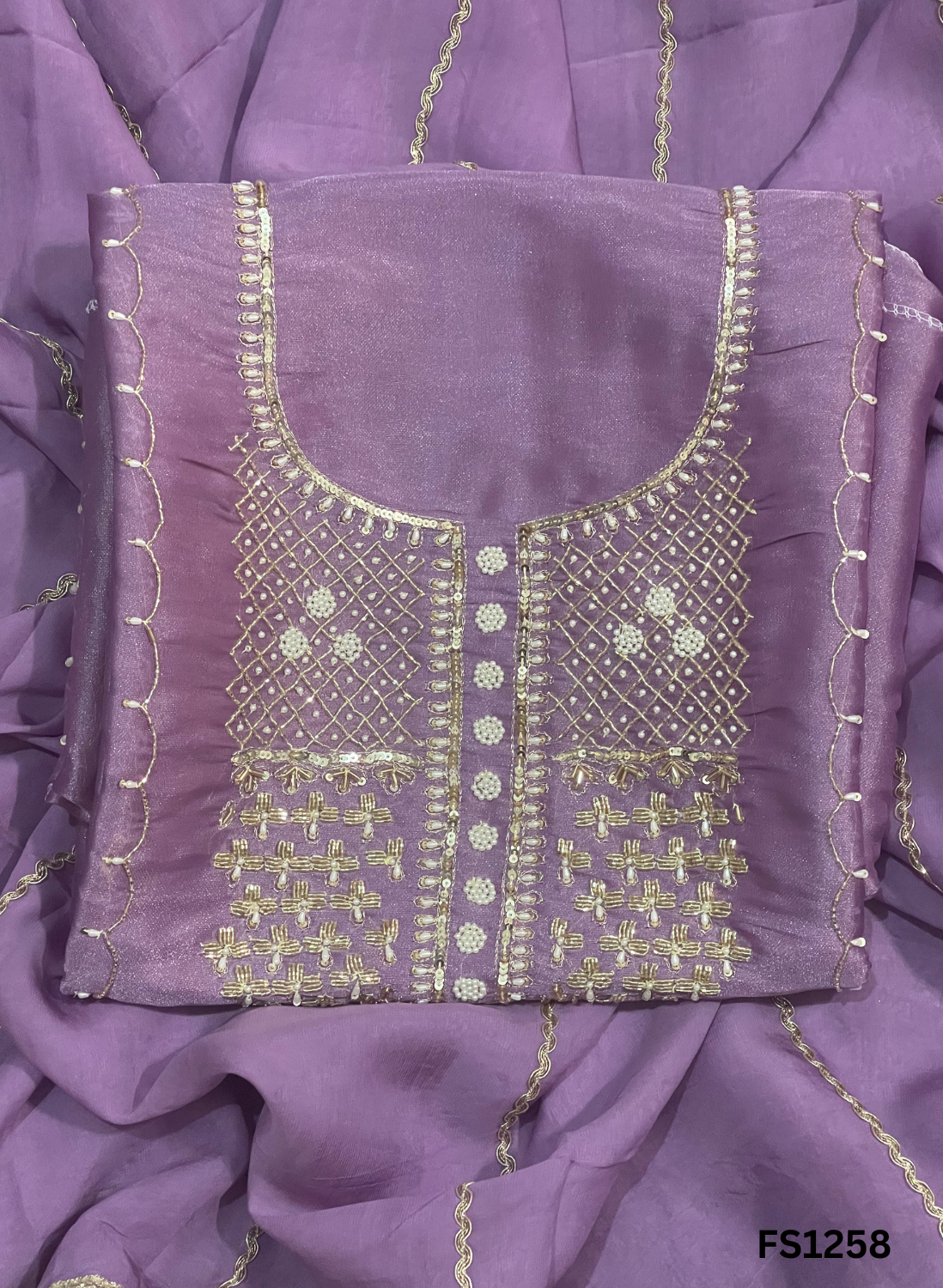 FS1258 | Purple | Shimmer Suit | Party Wear | Wedding | Jaggo | Ring Ceremony | Festival