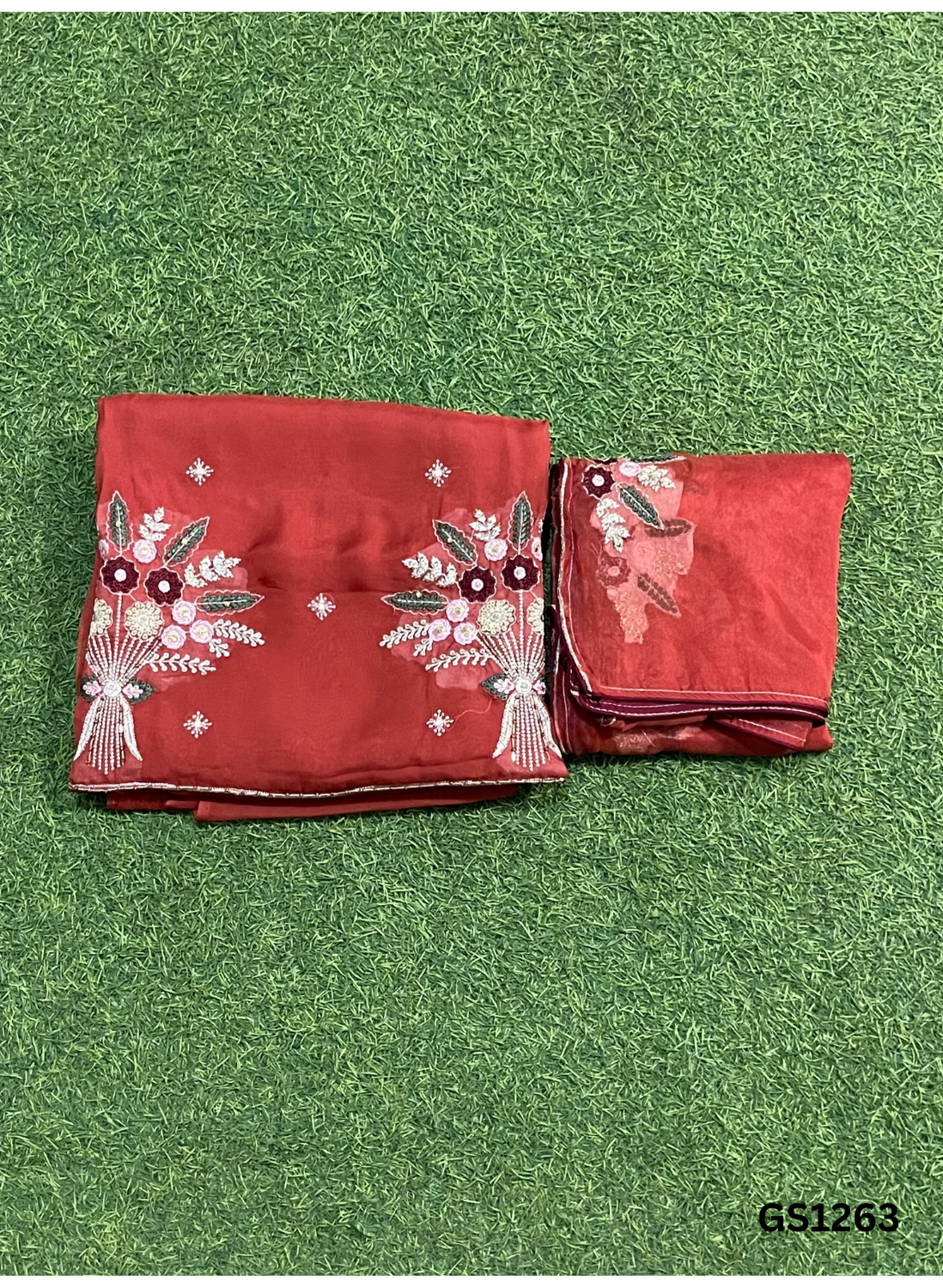 FS1263 | Organza | Suit | Wedding | Party Wear | Ring Ceremony | Festival Suit | Allover suit