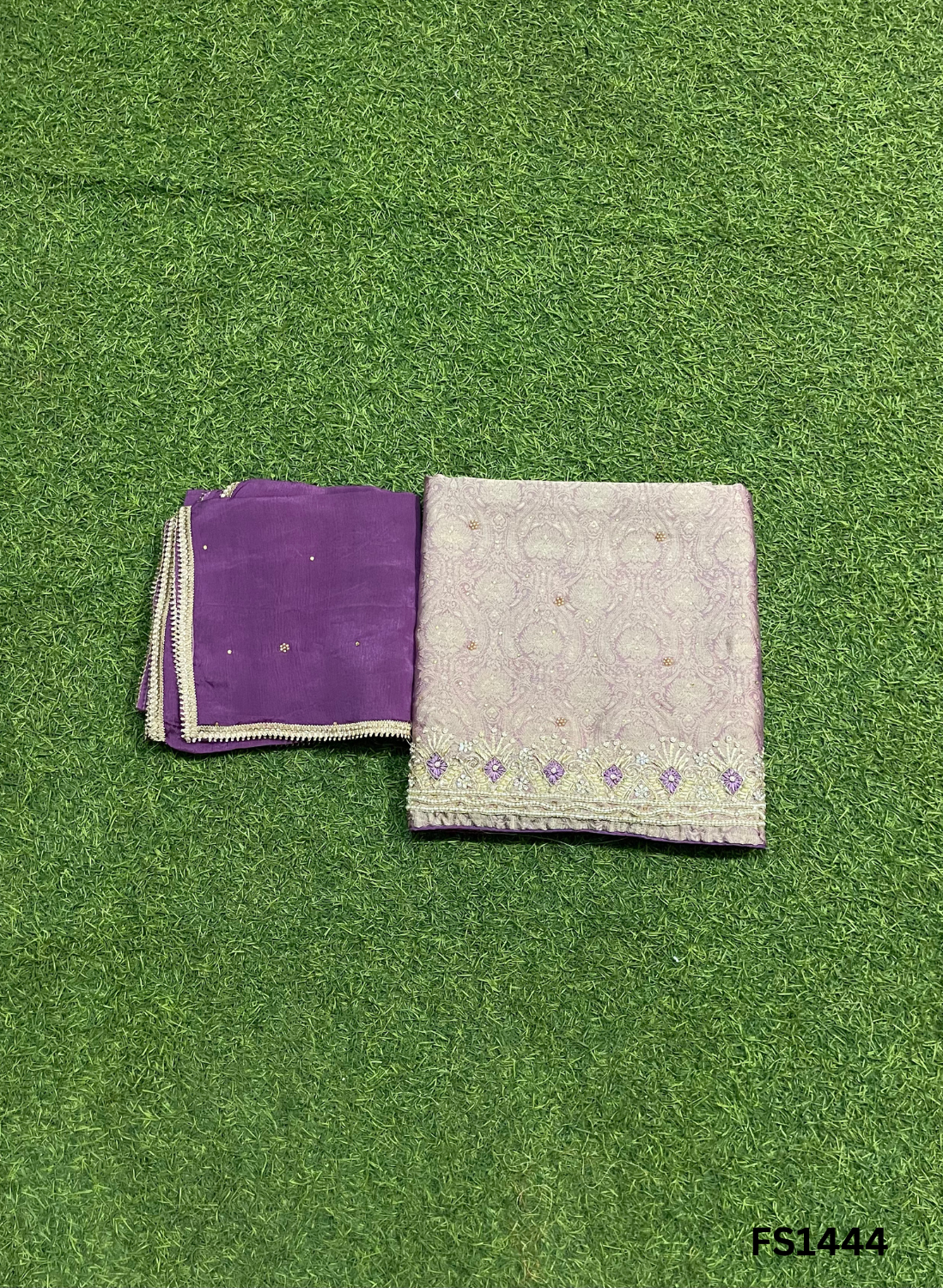 FS1444 | Mehandi green | Banarasi Silk Suit | Party Wear | Wedding | Jaggo | Ring Ceremony | Festival