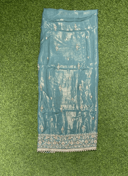 Glass Shimmer | Suit | Party Wear | Wedding | Jaggo | Ring Ceremony | Festival | FS148