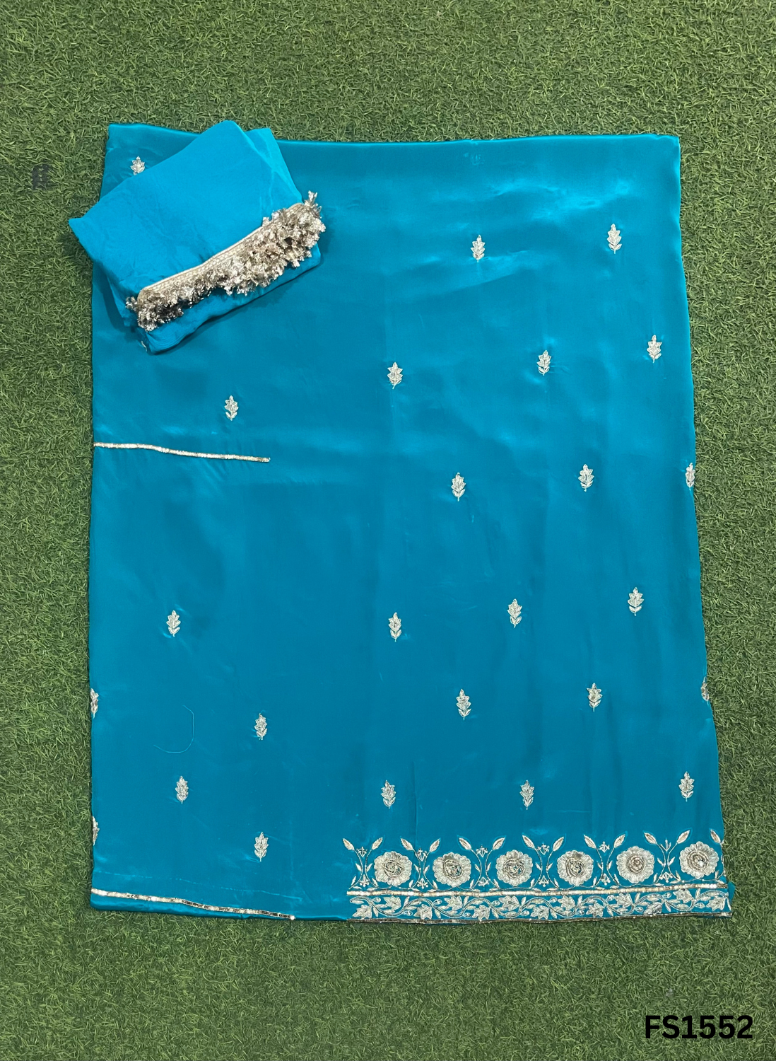 FS1552 | Feroji | Crepe | Party Wear | Wedding | Jaggo | Ring Ceremony | Festival