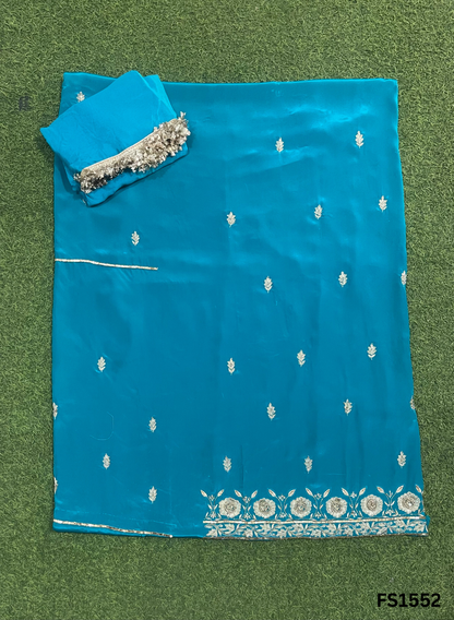 FS1552 | Feroji | Crepe | Party Wear | Wedding | Jaggo | Ring Ceremony | Festival