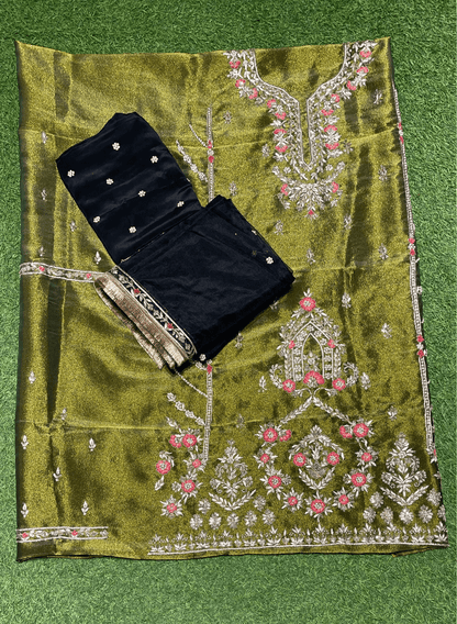 Shimmer  Suit | Party Wear | Wedding | Jaggo | Ring Ceremony | Festival | FS232