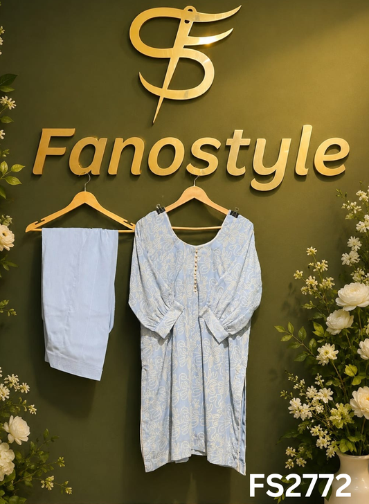 FS2772 | Check Georgette Suit | Party Wear | Jaggo | Festival | Casual Wear |