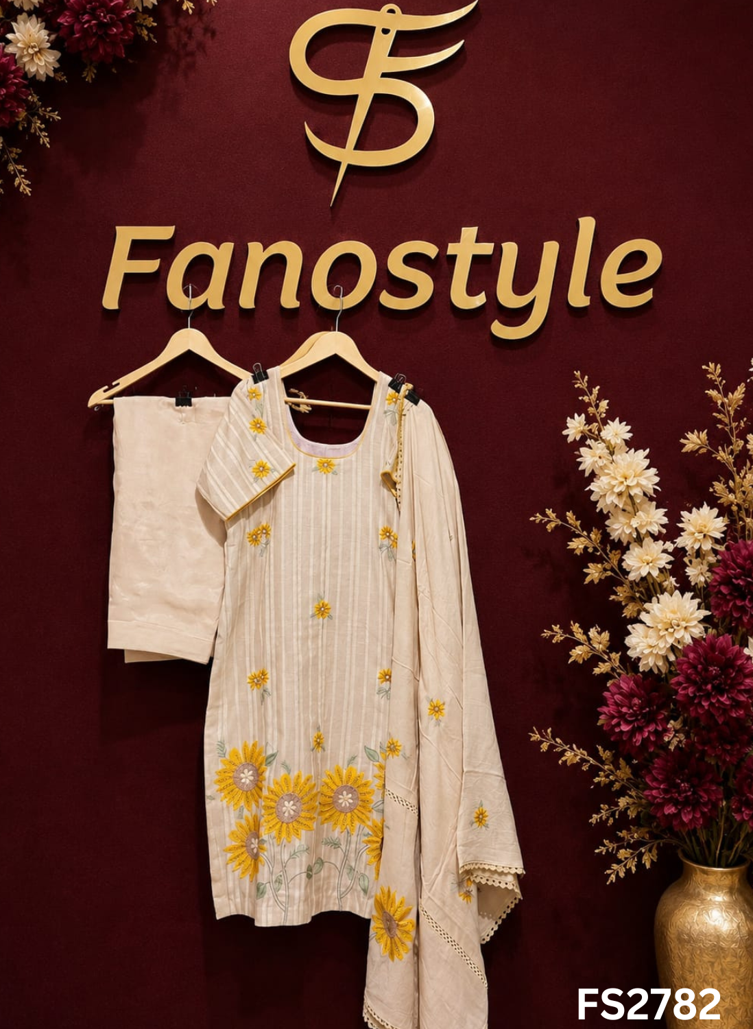 FS2782 | Cotton  Suit | Casual wear  | Summer Suits | Regular  wear