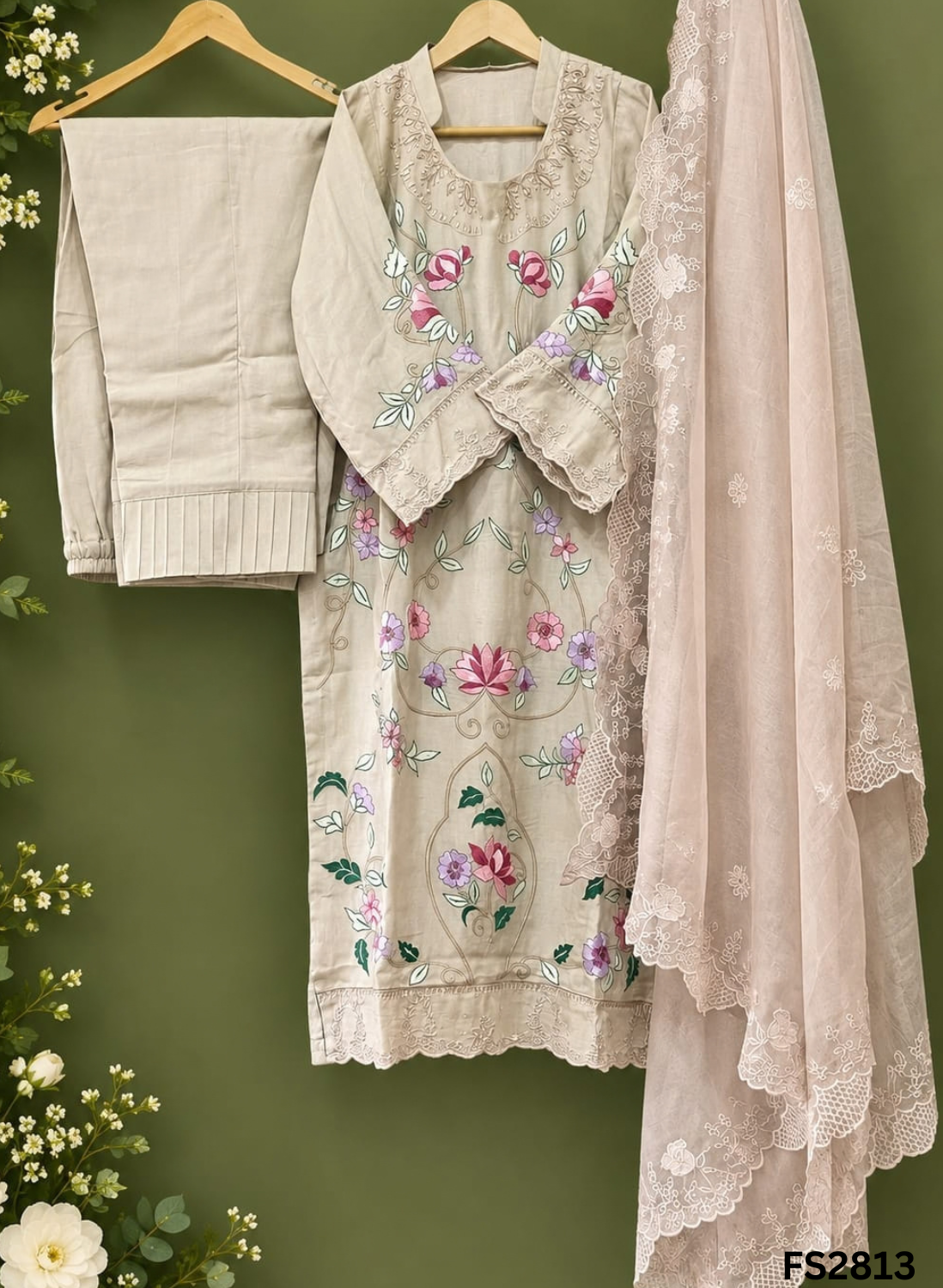 FS2813 | Muslin Suit | Casual wear  | Summer Suits | Regular wear |