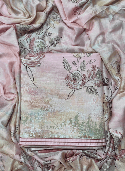 Baby Pink |Cotton Suit | Casual wear | Summer Suits | Regular wear | FS418