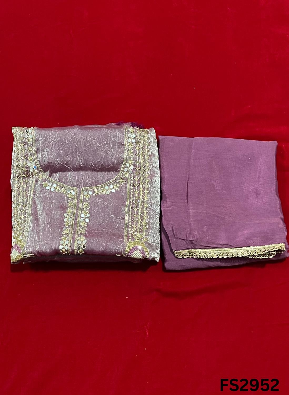 FS2952 | Fendi | Silk | Party Wear | Wedding | Jaggo | Ring Ceremony | Festival