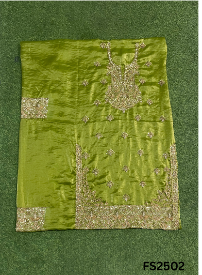 FS2502 | Pista | Fendy | Silk | Party Wear | Wedding | Jaggo | Ring Ceremony | Festival