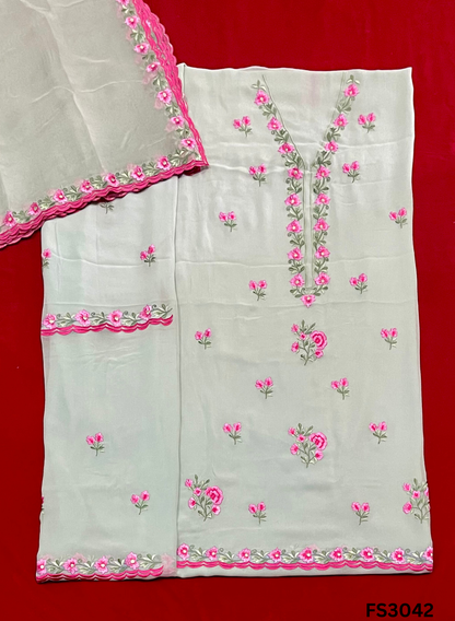 FS3042 | Georgette Suit | Party Wear  | Jaggo | Festival  Casual Wear |