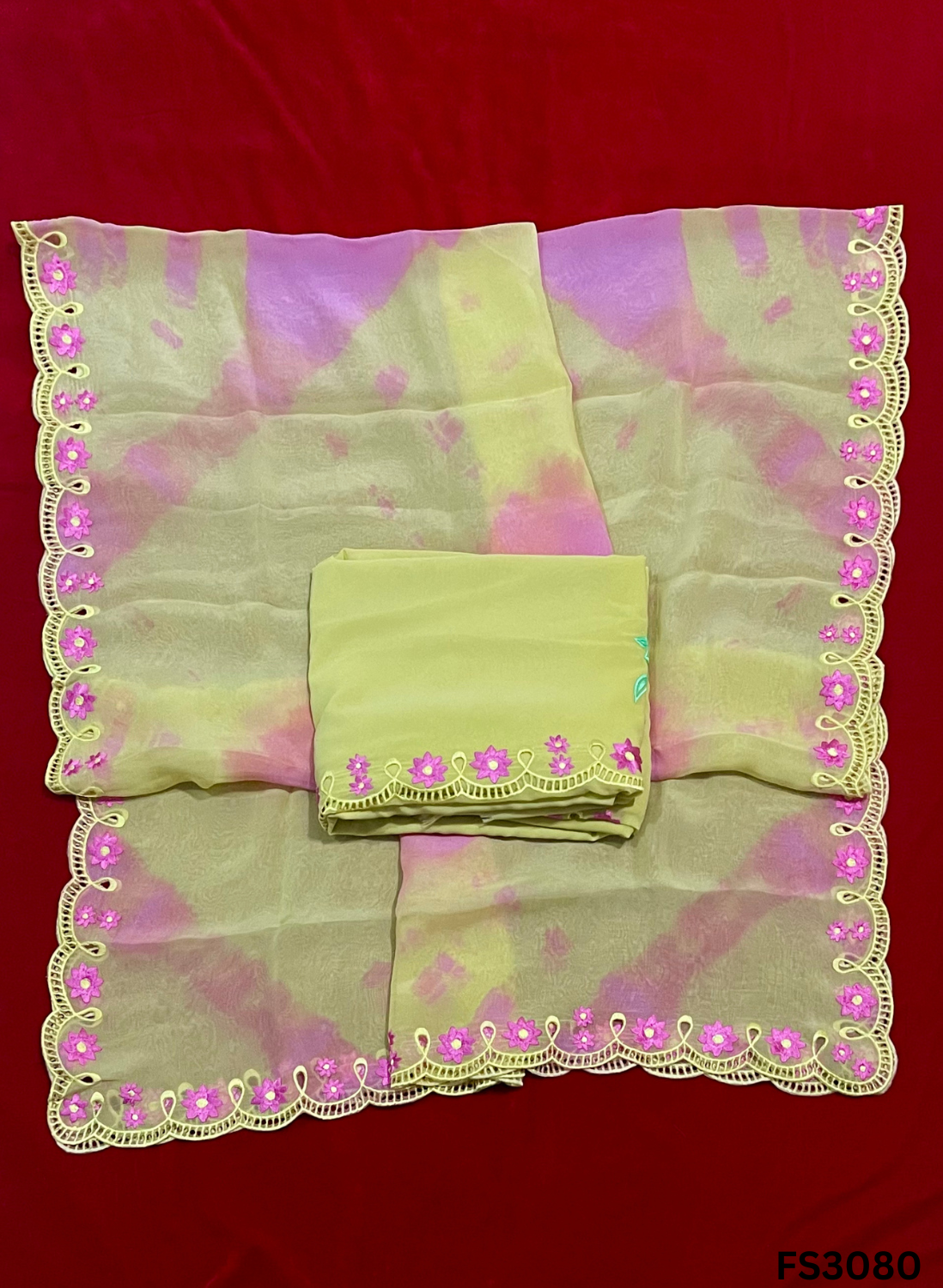 FS3080 | Georgette Suit | Party Wear | Jaggo | Festival Casual Wear |