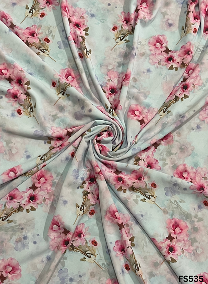 FS535 | Georgette Suit | Party Wear | Wedding | Jaggo | Ring Ceremony | Festival |