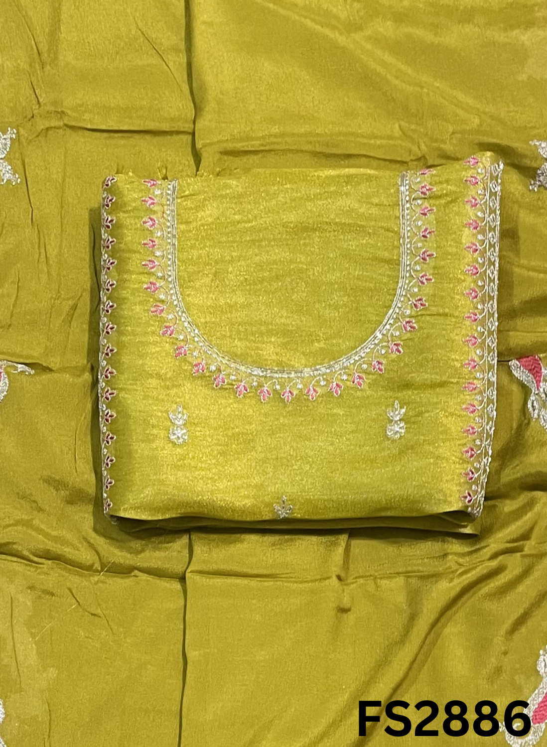 FS2886 | Glass Shimmer Suit | Party Wear | Wedding | Jaggo | Ring Ceremony | Festival