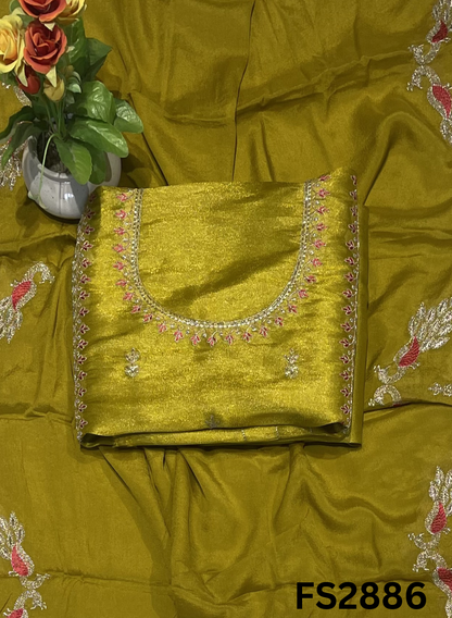 FS2886 | Glass Shimmer Suit | Party Wear | Wedding | Jaggo | Ring Ceremony | Festival