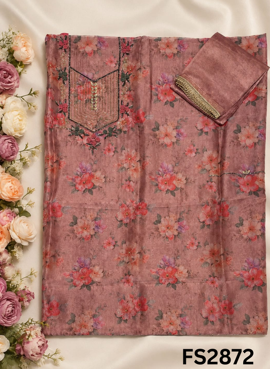 FS2872 | Glass Tissue Suit | Party wear  | Summer Suits | Regular wear |