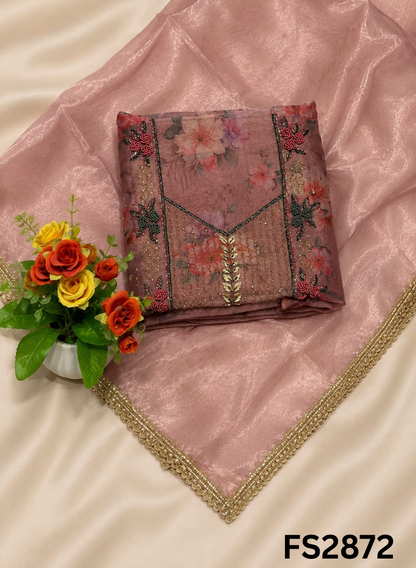 FS2872 | Glass Tissue Suit | Party wear  | Summer Suits | Regular wear |