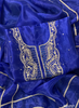 FS1217  | Royal-Blue | Glass Shimmer suit | Wedding | Party Wear | Jaggo | Ring Ceremony | Festival
