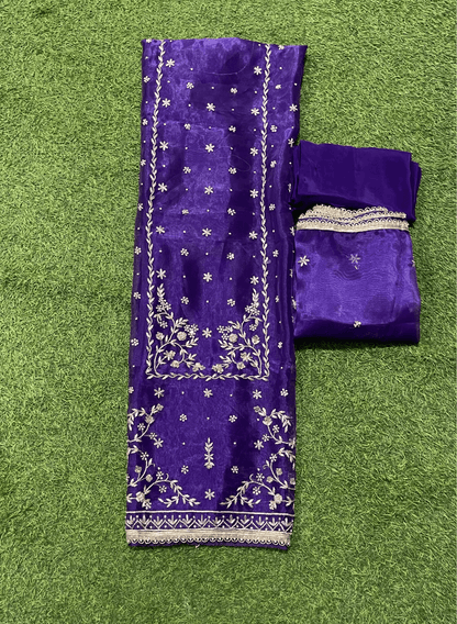 FS216 | Glass Shimmer Suit | Party Wear | Wedding | Jaggo | Ring Ceremony | Festival | F9IAAA