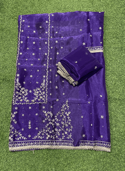 FS216 | Glass Shimmer Suit | Party Wear | Wedding | Jaggo | Ring Ceremony | Festival | F9IAAA