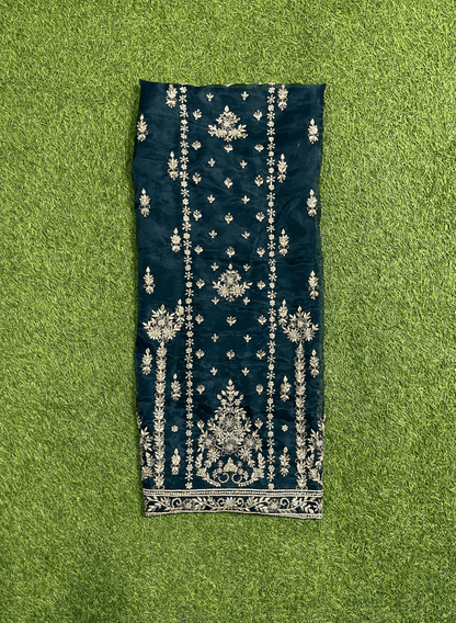 Navy Blue | Glass Shimmer Suit | Party Wear | Wedding | Jaggo | Ring Ceremony | Festival| FS733
