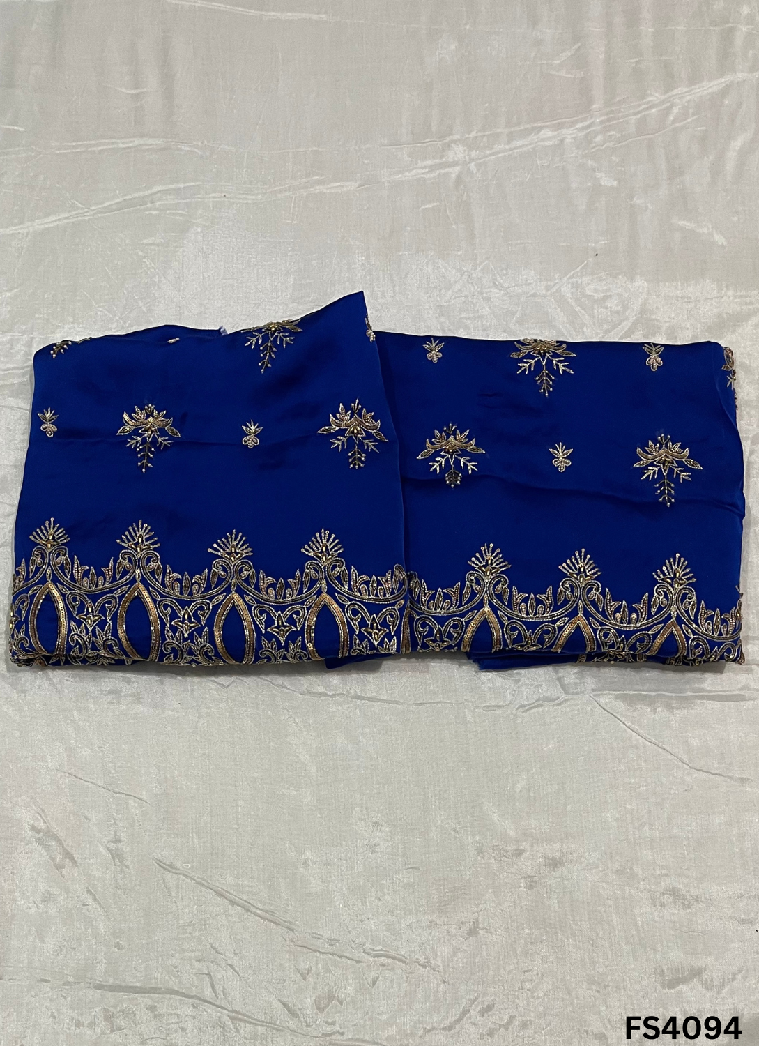 FS4094 | Handmade Bridal Suit | Satin Crepe Suit |  Pure Organza Dupatta | Party Wear | wedding Suit |  Ring Ceremony | Festival Suit |