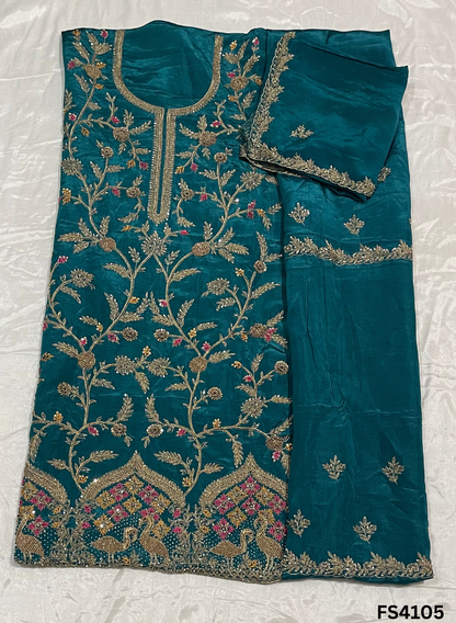 FS4105 | Handmade Bridal Suit | Silk Suit | Party Wear | wedding Suit |  Ring Ceremony | Festival Suit |