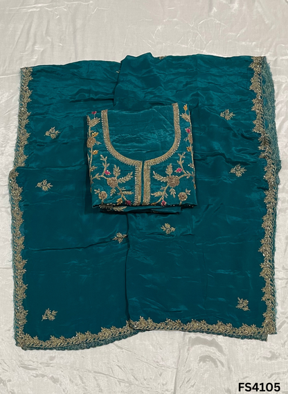 FS4105 | Handmade Bridal Suit | Silk Suit | Party Wear | wedding Suit |  Ring Ceremony | Festival Suit |