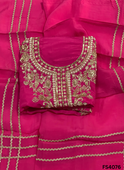FS4076 | Handmade Bridal Suit | Silk Suit | Party Wear | wedding Suit |  Ring Ceremony | Festival Suit |