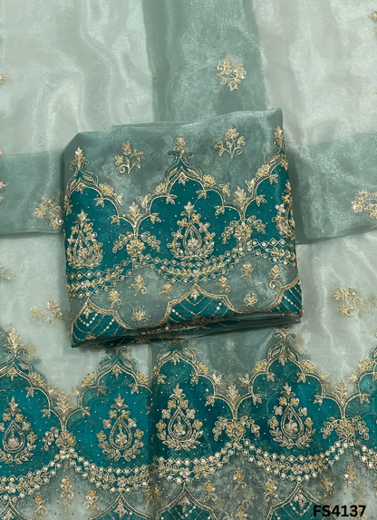 FS4137 | Handmade Bridal Suit | Glass Shimmer Suit  | Glass Shimmer Dupatta | Party Wear | Wedding Wear |
