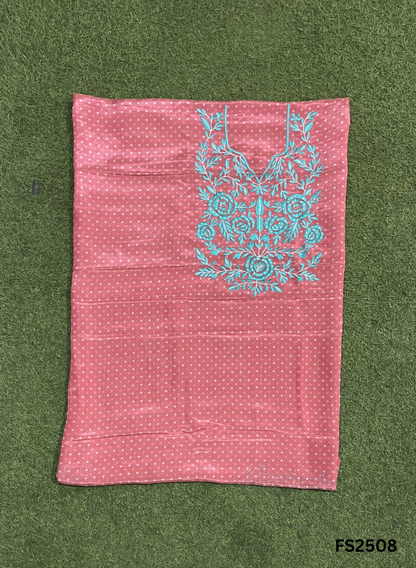 FS2508 | Gajari | Shimmer Bandani-Print Suit | Party Wear | Wedding | Jaggo | Ring Ceremony | Festival