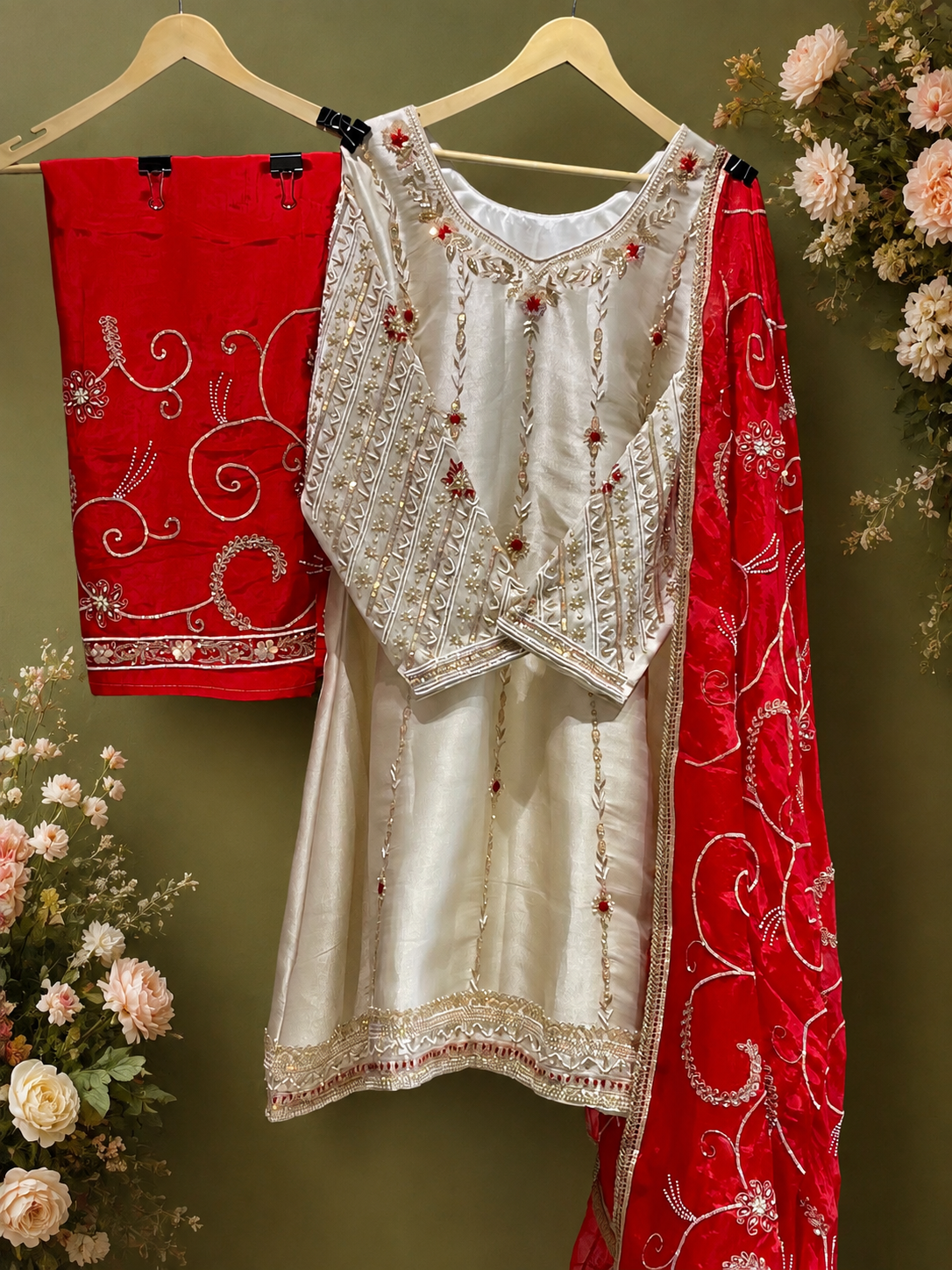 FS3041 | Shimmer  Suit | Party Wear | Wedding | Jaggo | Ring Ceremony | Festival |