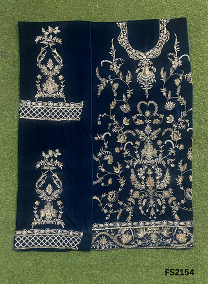 FS2154 | Velvet  | Velvet  | Party Wear | Wedding | Jaggo | Ring Ceremony | Festival