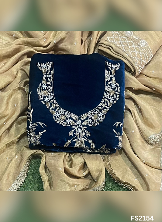 FS2154 | Velvet  | Velvet  | Party Wear | Wedding | Jaggo | Ring Ceremony | Festival