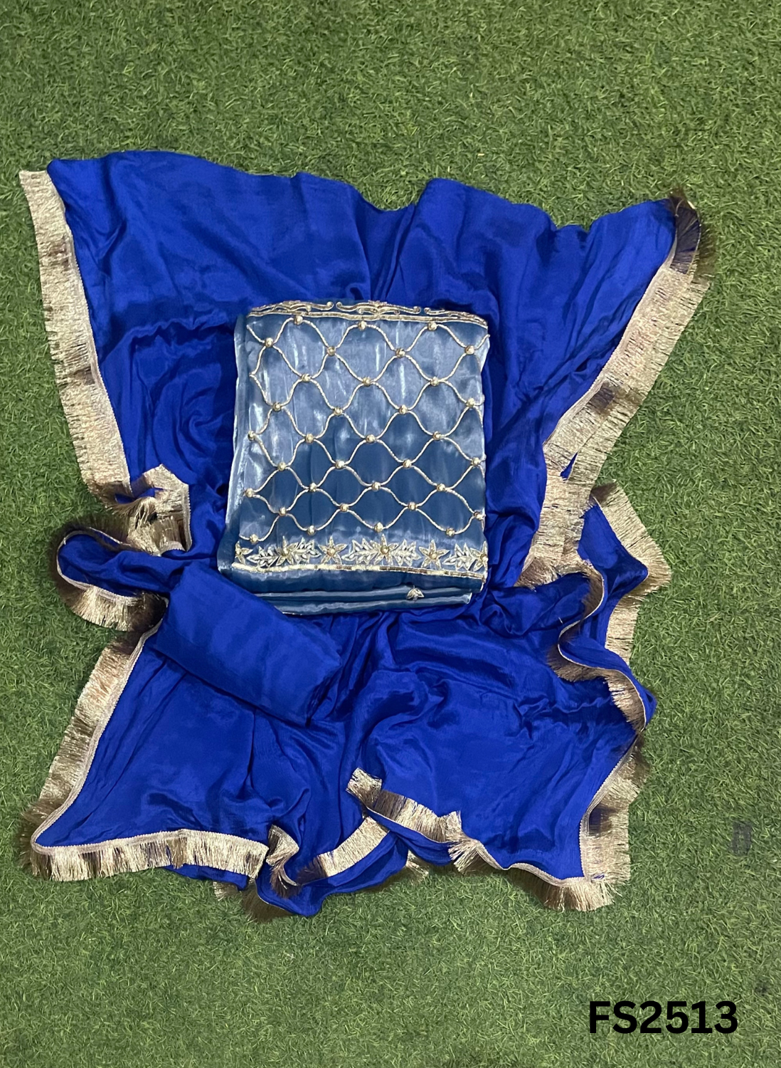 FS2513 | BLUE | Jimmy Cho |Suit| Party Wear | Wedding | Jaggo | Ring Ceremony | Festival |