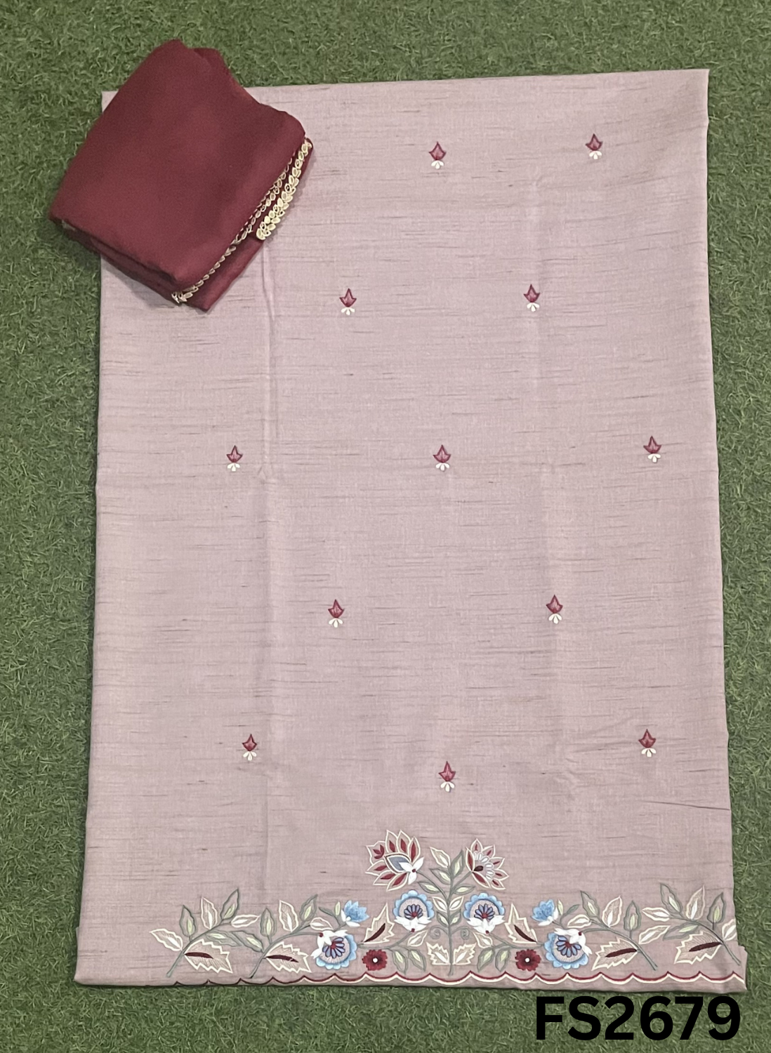 FS2679 | ONION PINK | Khadi-Cotton Suit | Casual wear | Summer Suits | regular wear |
