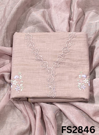 FS2846 | Linen cotton Suit | Party Wear | Wedding | Jaggo | Ring Ceremony | Festival| Regular wear