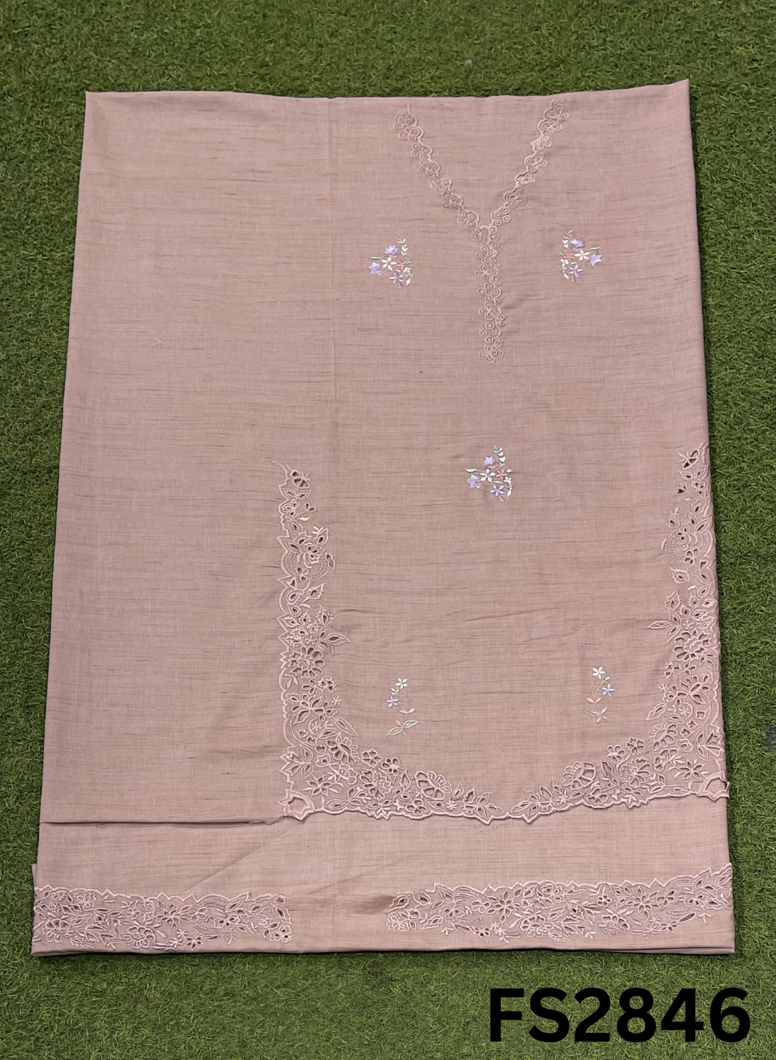 FS2846 | Linen cotton Suit | Party Wear | Wedding | Jaggo | Ring Ceremony | Festival| Regular wear