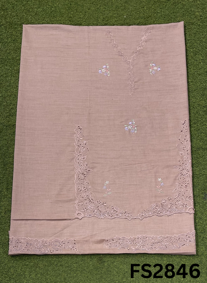 FS2846 | Linen cotton Suit | Party Wear | Wedding | Jaggo | Ring Ceremony | Festival| Regular wear