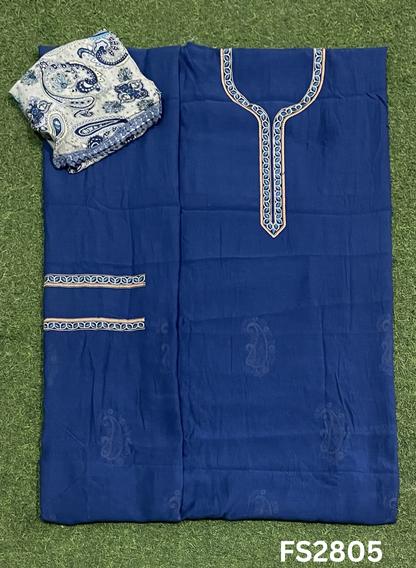 FS2805 | Mal Cotton Suit | Casual wear | Summer Suits | Regular wear