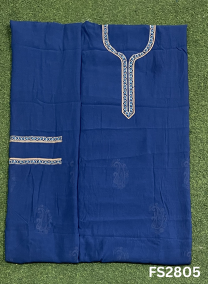FS2805 | Mal Cotton Suit | Casual wear | Summer Suits | Regular wear